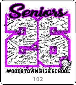 Class of 2026 Signature Design 102 Gariel Screen printing