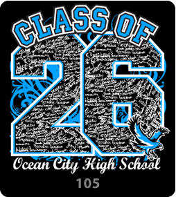 Class of 2026 Signature Design 105 Gariel Screen printing