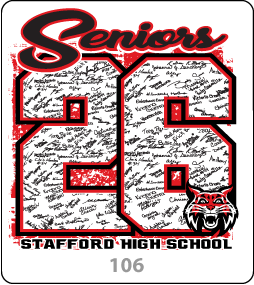 Class of 2026 Signature Design 106 Gariel Screen printing