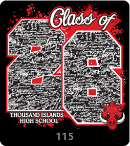 Class of 2026 Signature Design 115 Gariel Screen printing