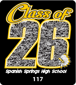 Class of 2026 Signature Design 117<br />
 Gariel Screen printing