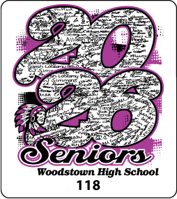 Class of 2026 Signature Design 118 Gariel Screen printing