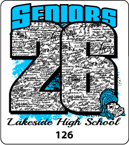 Class of 2026 Signature Design 126 Gariel Screen printing