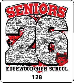 Class of 2026 Signature Design 128 Gariel Screen printing