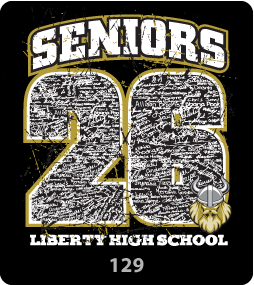 Class of 2026 Signature Design 129 Gariel Screen printing