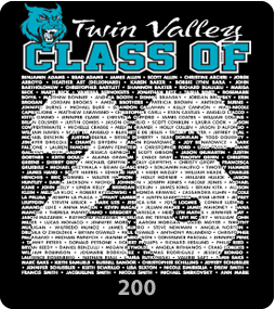 Class List Design 200 Class of 2026 Gariel Screen printing