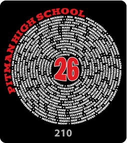 Class List Design 210 Class of 2026 Gariel Screen printing