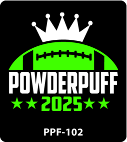 powder puff design 102 2025 gariel screen printing