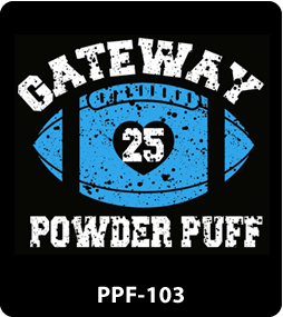 powder puff design 103 2025 gariel screen printing
