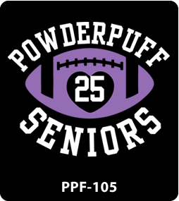 powder puff design 105 2025 gariel screen printing