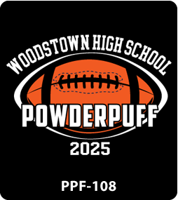 powder puff design 108 2025 gariel screen printing