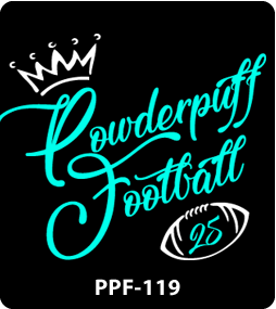 powder puff design 119 2025 gariel screen printing