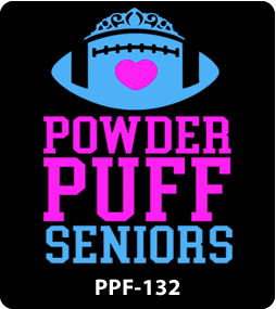 powder puff design 132 2025 gariel screen printing